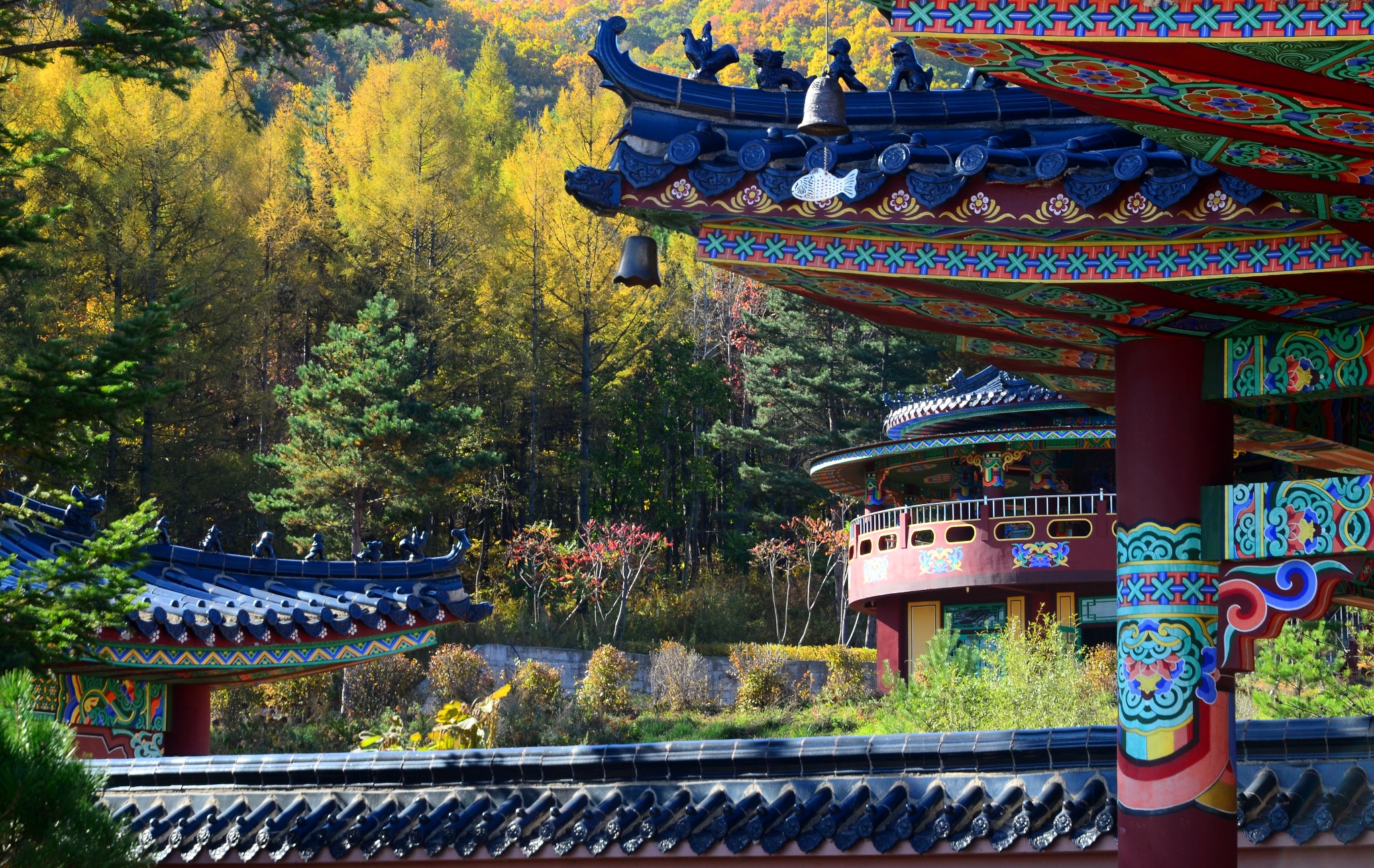 《随风驾中国》吉林 图们【日光山中的华严寺】