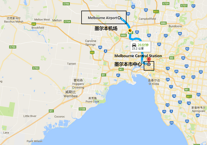 墨尔本机场(melbourne airport)和 爱华隆机场(avalon airport)