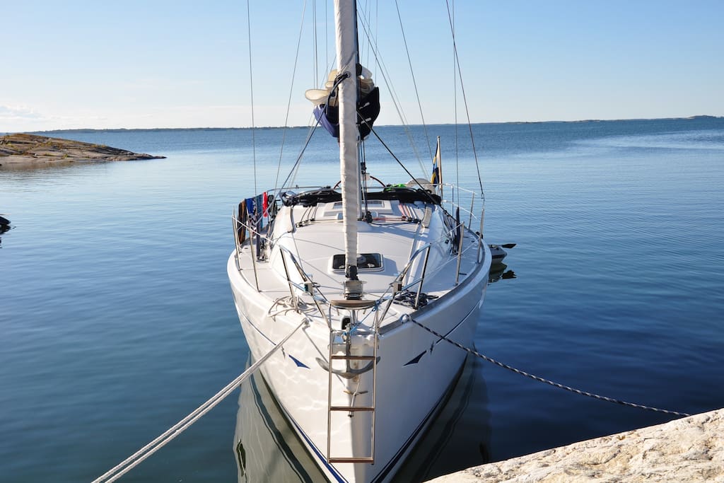 sailing on your own boat in stockholm archipelago