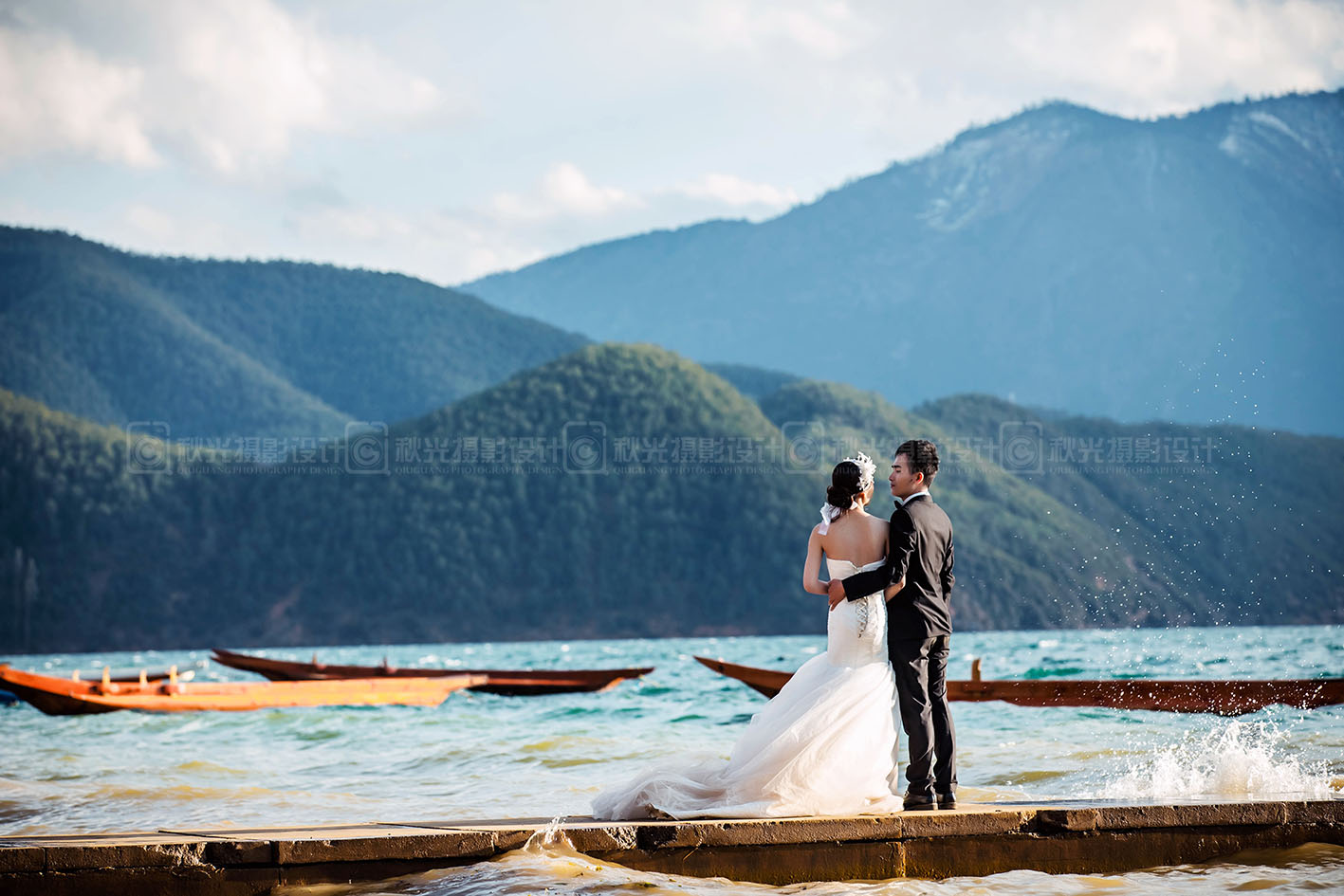 洱海婚纱_大理洱海婚纱摄影图片