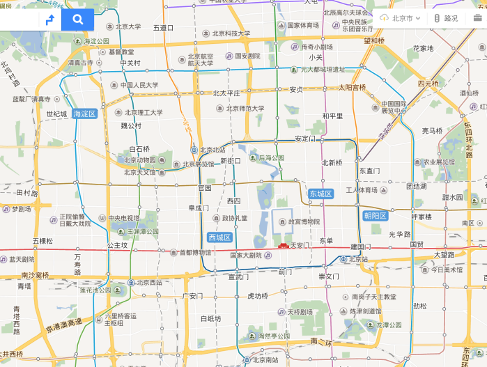 被北京的地图搞混了,可以帮我介绍下北京的分区吗,离哪些景点近,不然图片