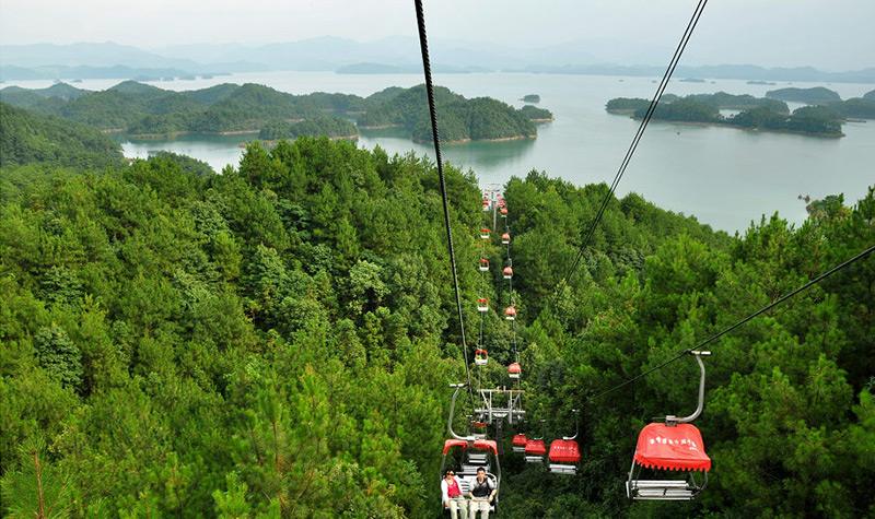 月光岛 五龙岛  千岛湖中心湖区一日游 (登梅峰观群岛