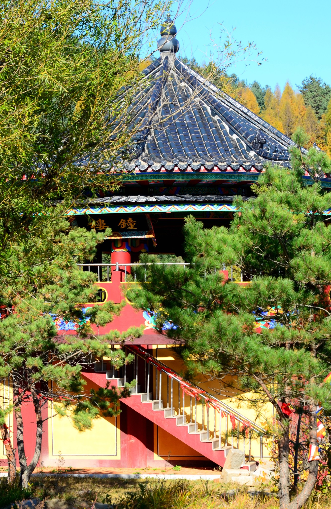 《随风驾中国》吉林 图们【日光山中的华严寺】