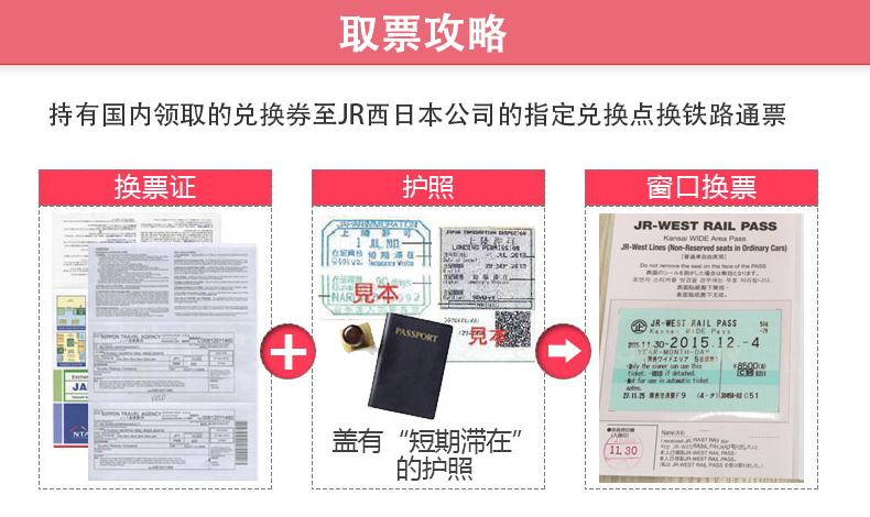 JR 关西广域地区5日周游券(顺丰包邮次日达)