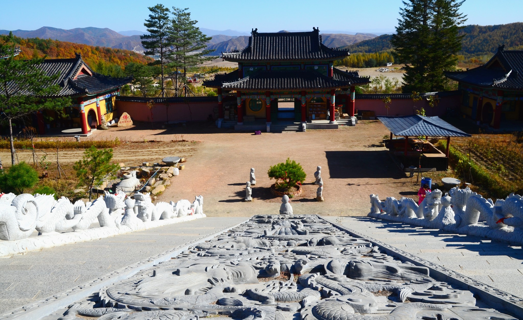 《随风驾中国》吉林 图们【日光山中的华严寺】