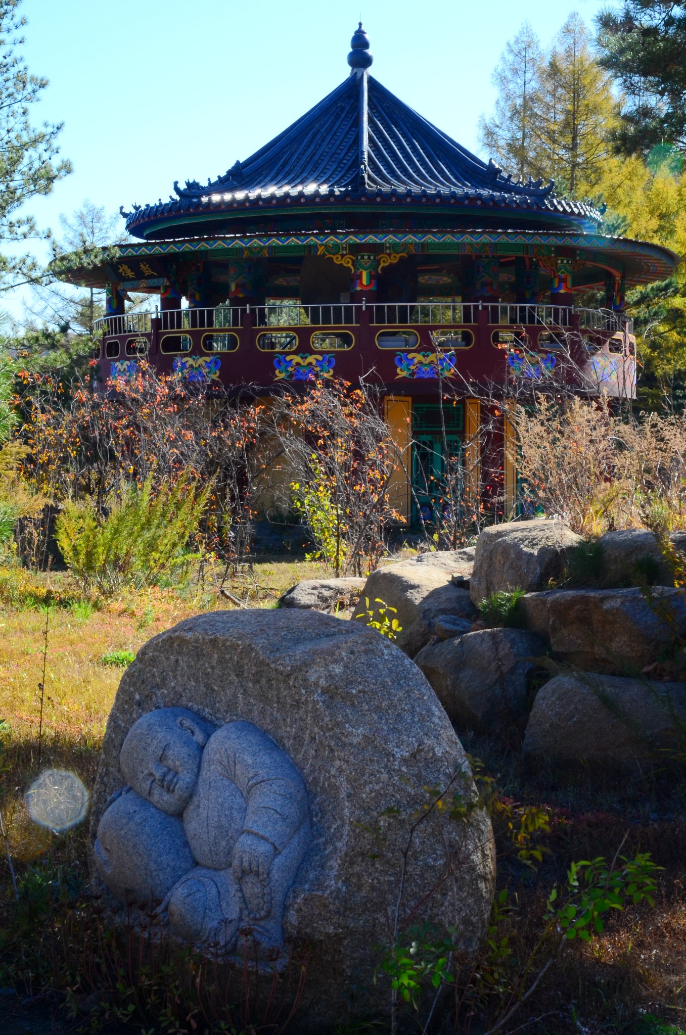 《随风驾中国》吉林 图们【日光山中的华严寺】