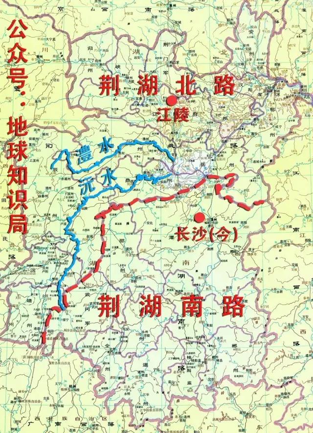 空间上,清代以前,以长沙为治的行政区都不包括现今湖南的沅水和澧水