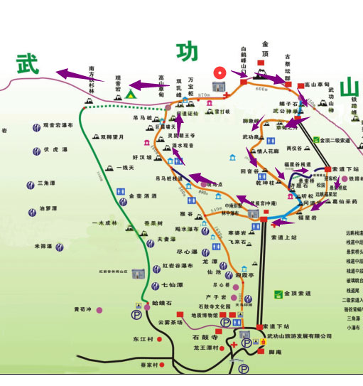 北京出发三天全程徒步江西武功山至明月山