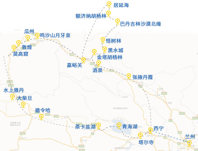 1.行程地图