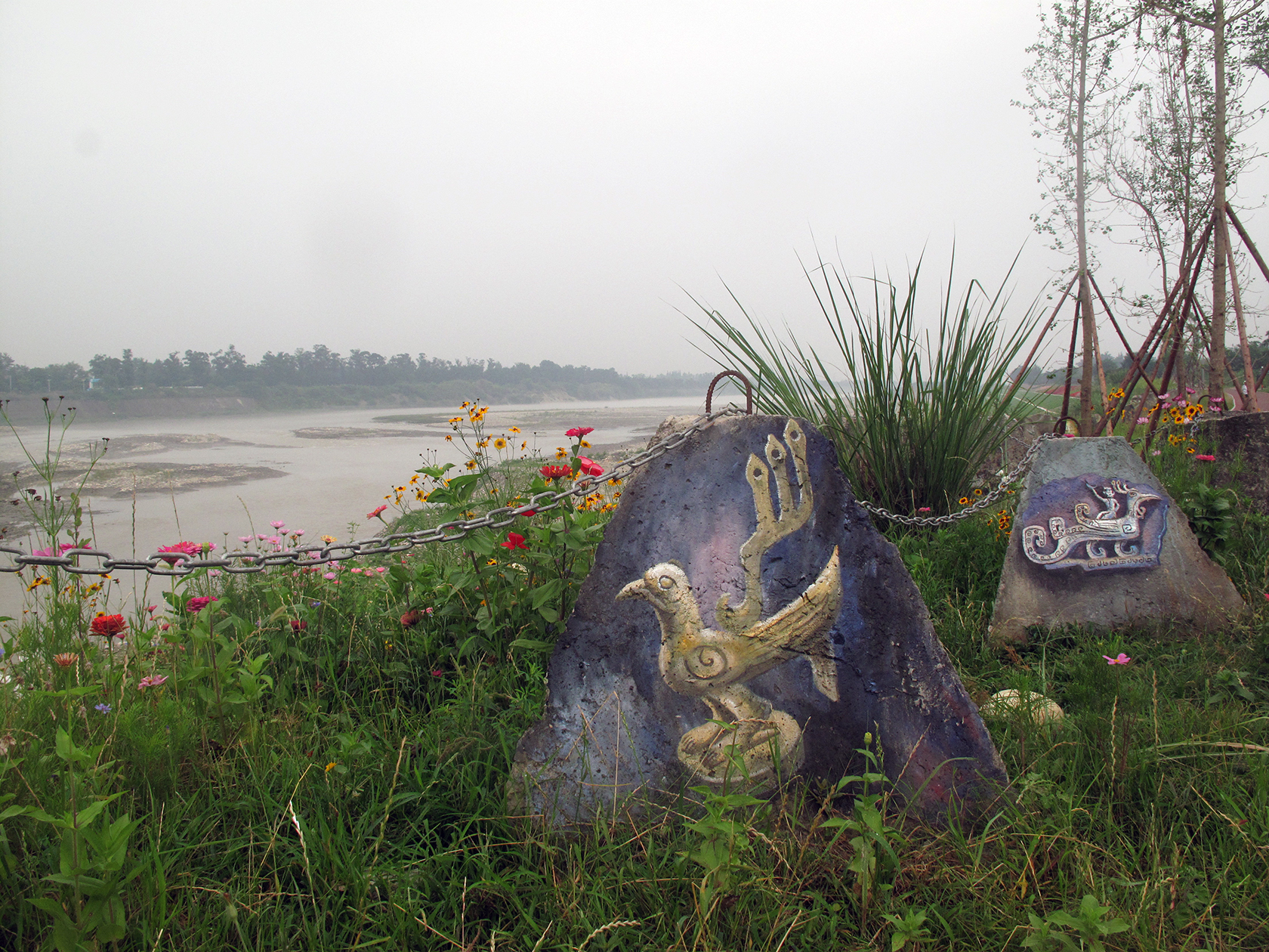 鱼凫(fú)王国的鲁家滩生态湿地(成都温江)