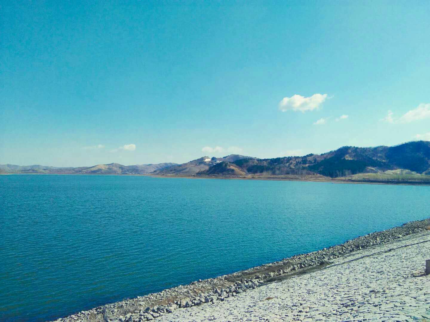 4.7骑行酷旅之大石桥市三道岭水库,石棚峪村石棚