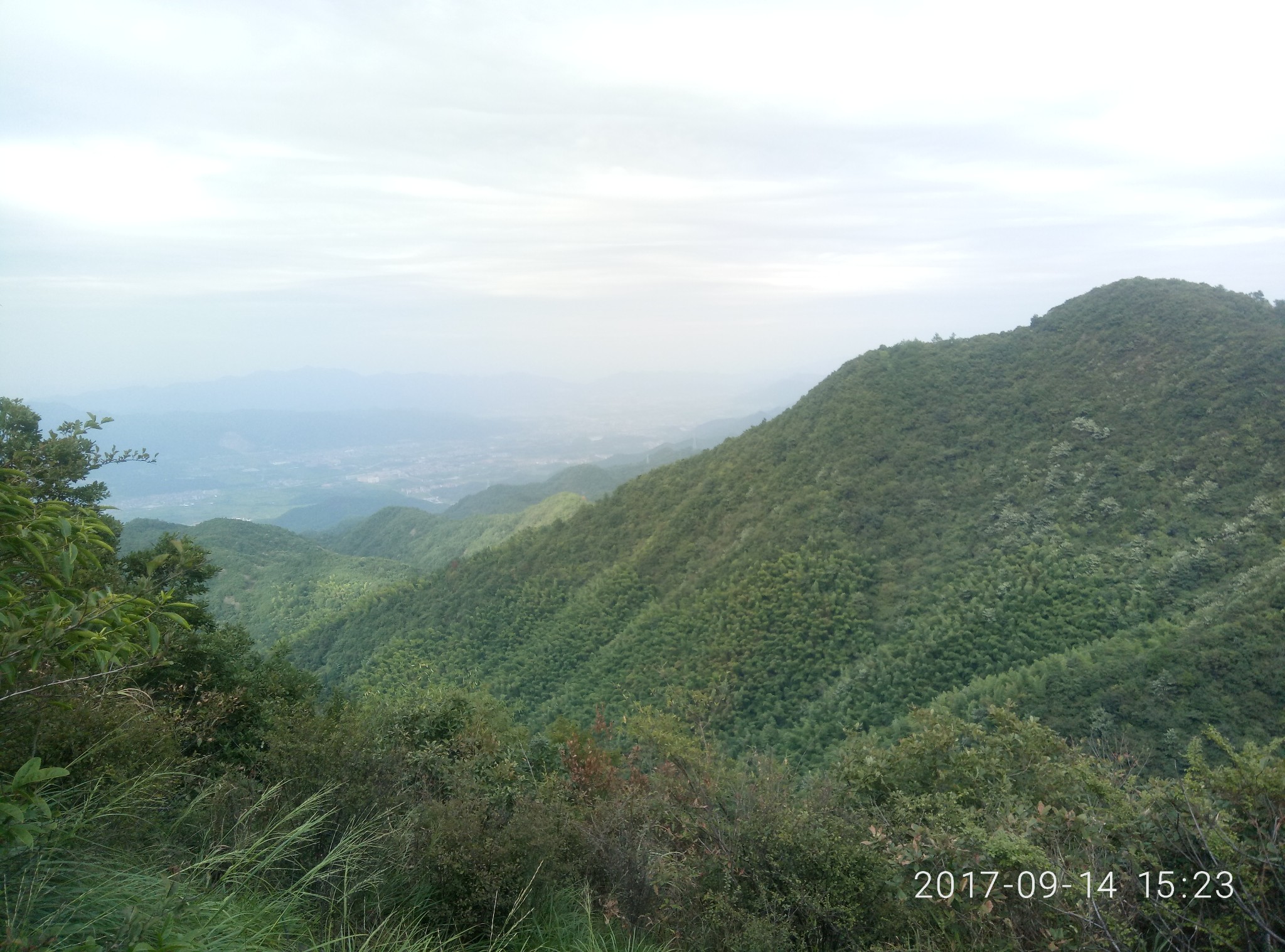 东阳社姆山 赤岸国际登山游步道双尖峰