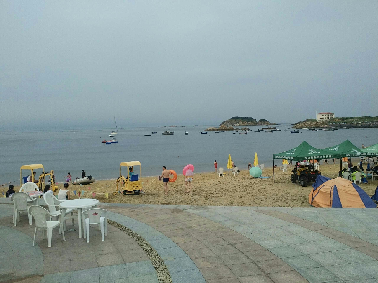 08.04游山东威海环翠楼,半月湾,环海路,海滨公园