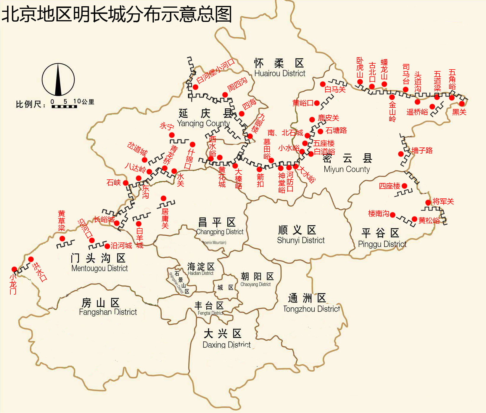 走访北京长城 古北口与金山岭长城徒步攻略