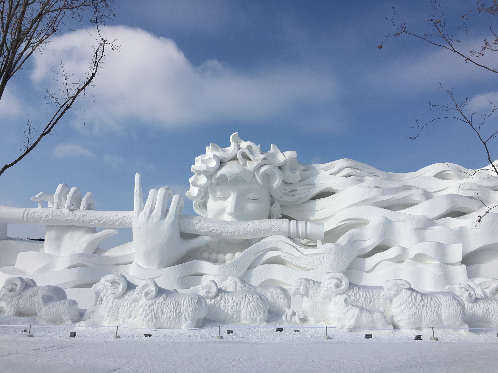 太阳岛风景区-雪雕艺术园    