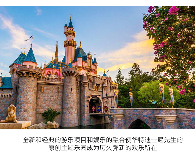 洛杉矶 迪士尼乐园/冒险乐园一日游(含门票 包接送 天天发团)