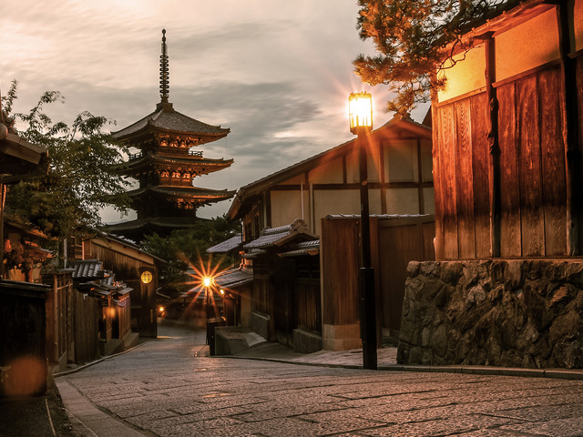 上海直飞大阪 京都 奈良6天5晚深度半自助游(万豪海景