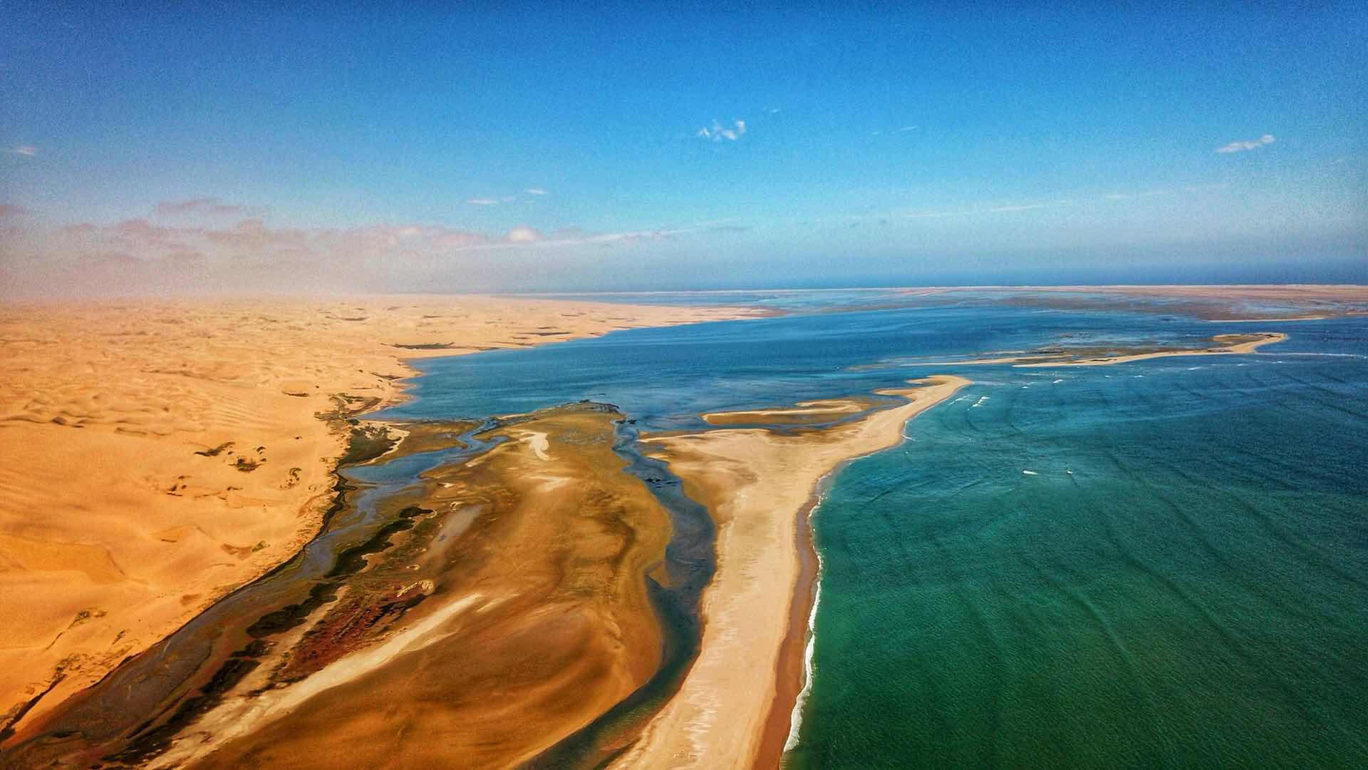 纳米比亚鲸湾三明治湾冲沙