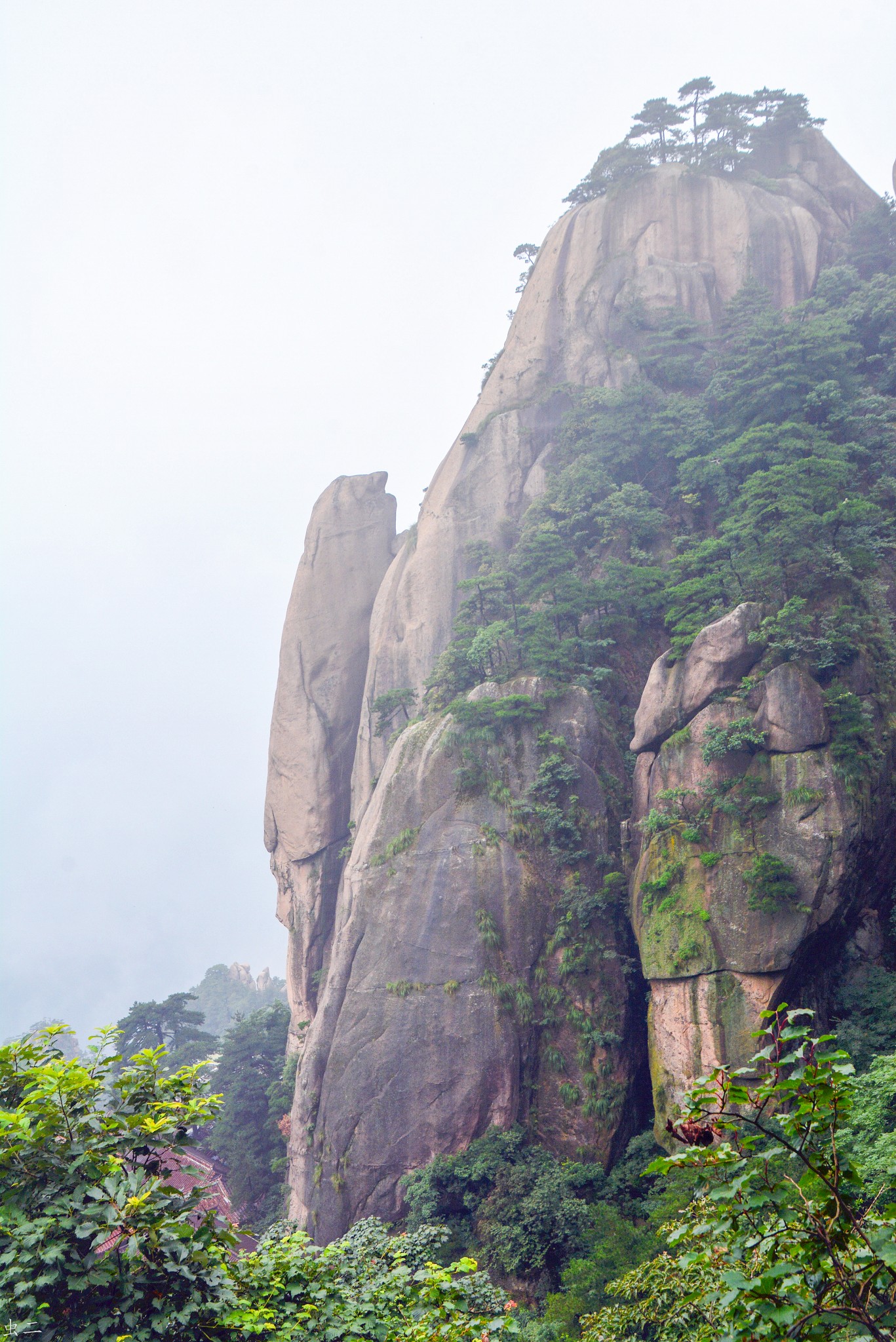 九华山(15)观音峰(省级) 古拜经台(省级) 大鹏听经