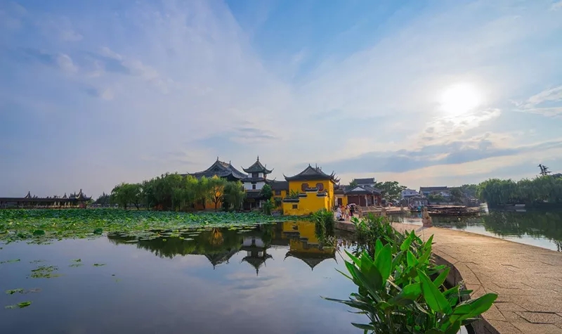 苏州昆山 锦溪古镇 景点门票(漫步长廊看湖水缱绻)