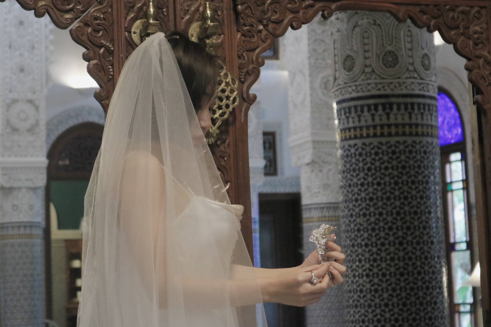 摩洛哥婚纱_摩洛哥王妃