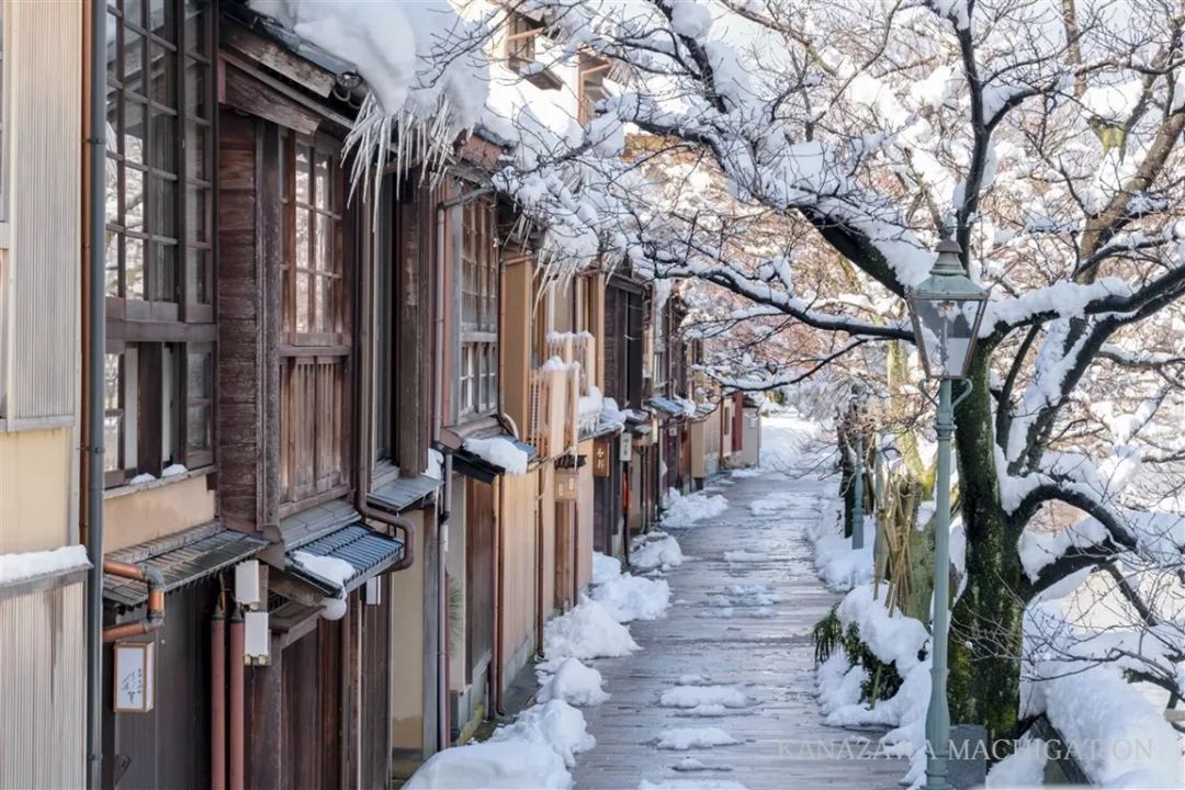             冬季的主计町茶屋街