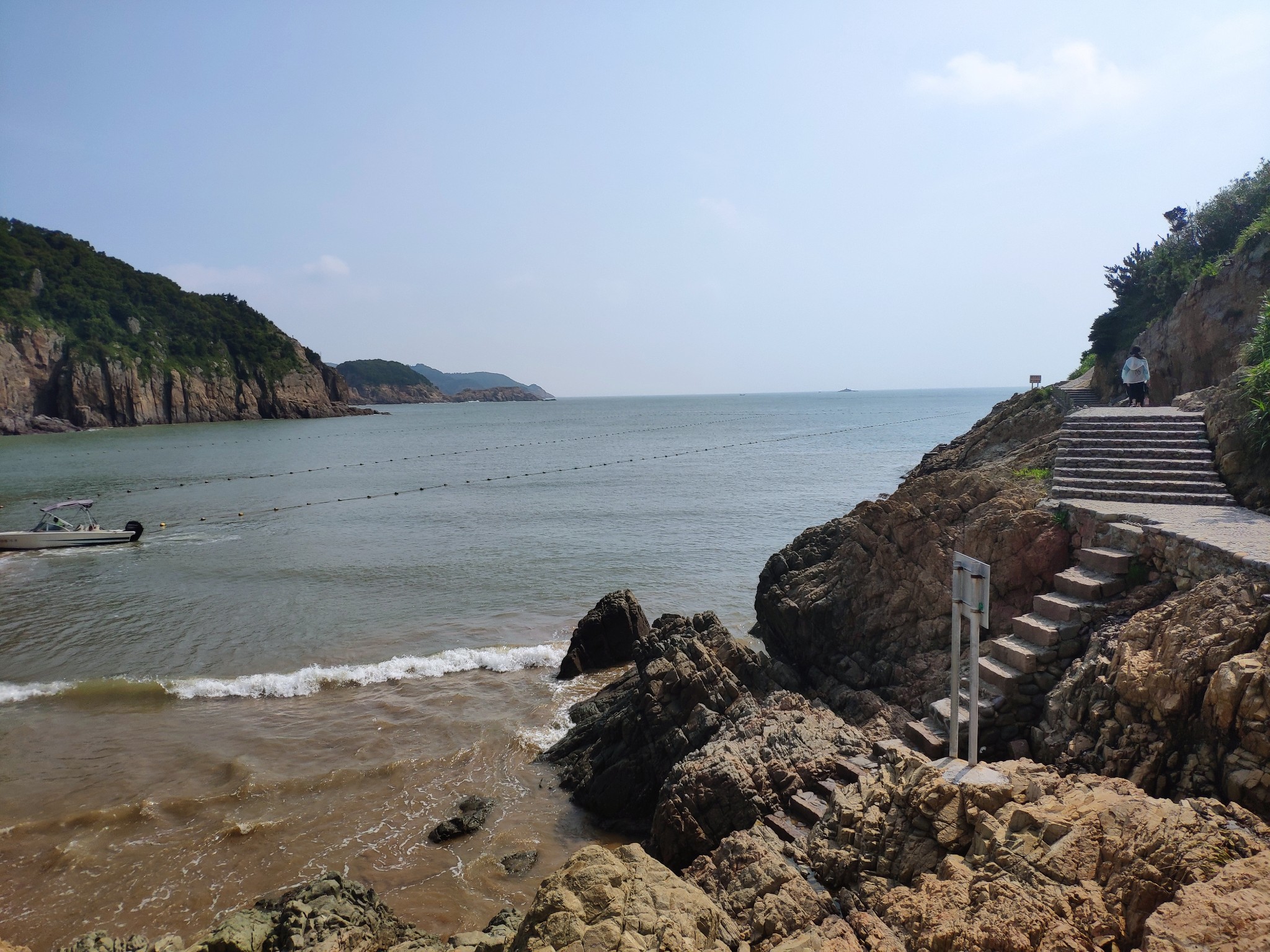 在浙里温州之行01温州洞头大沙岙海滨浴场仙叠岩炮台山景区一日游