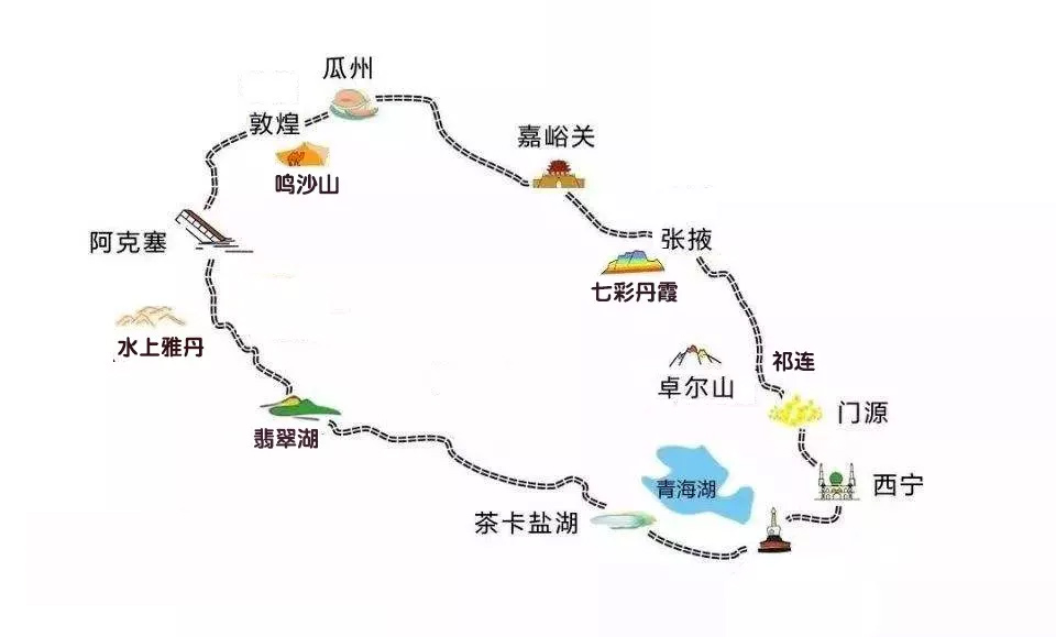 河西走廊古丝绸之路——青甘大环线自驾路线行程攻略