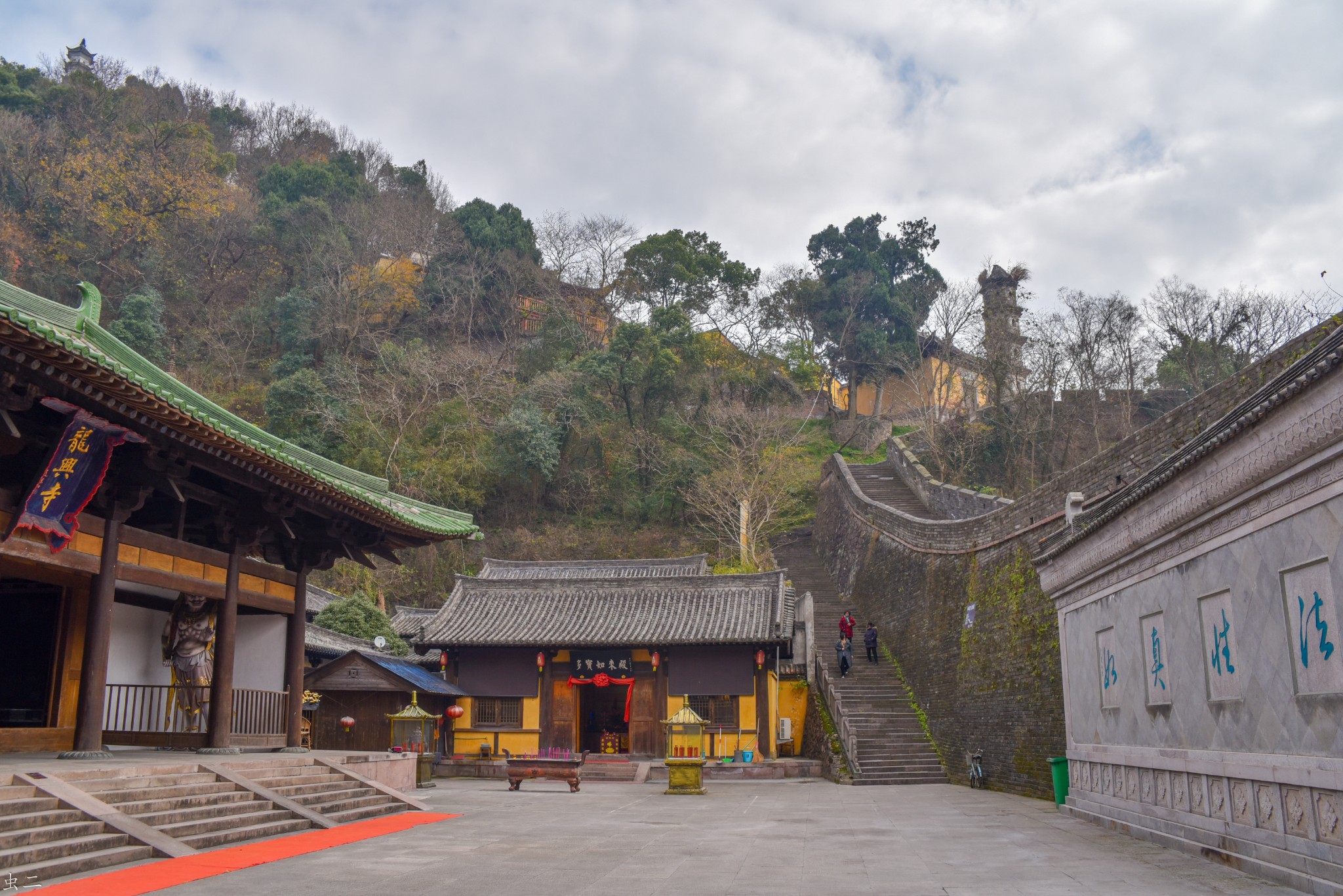 临海 巾山公园-2 龙兴寺 千佛塔-元塔 天宁寺 南山殿塔(古塔巡礼系列