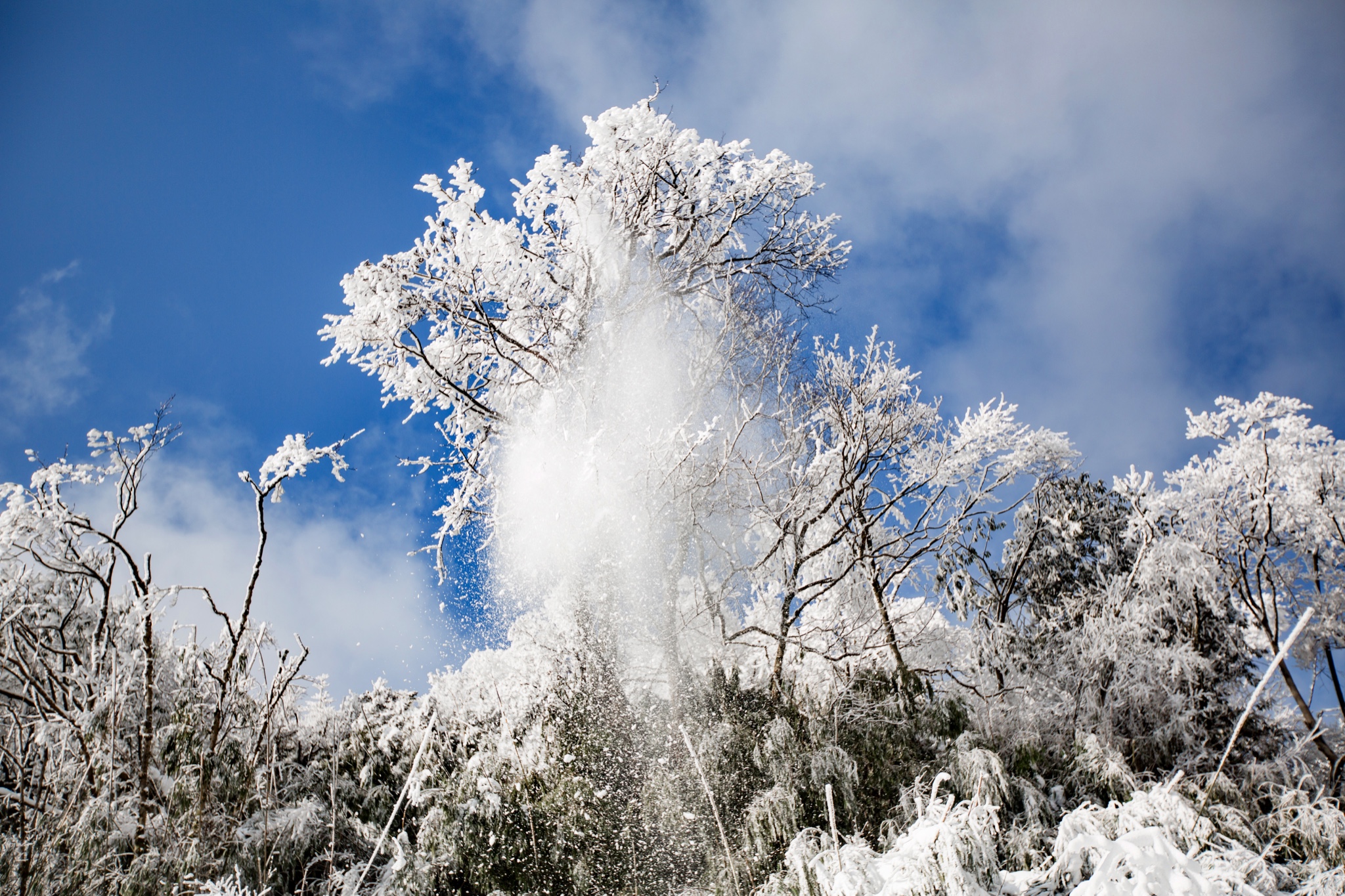 九皇山雪景