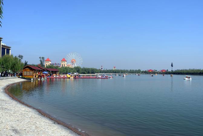 陕西渭南同洲湖 同州里 大荔沙苑一日游(刺激滑沙项目