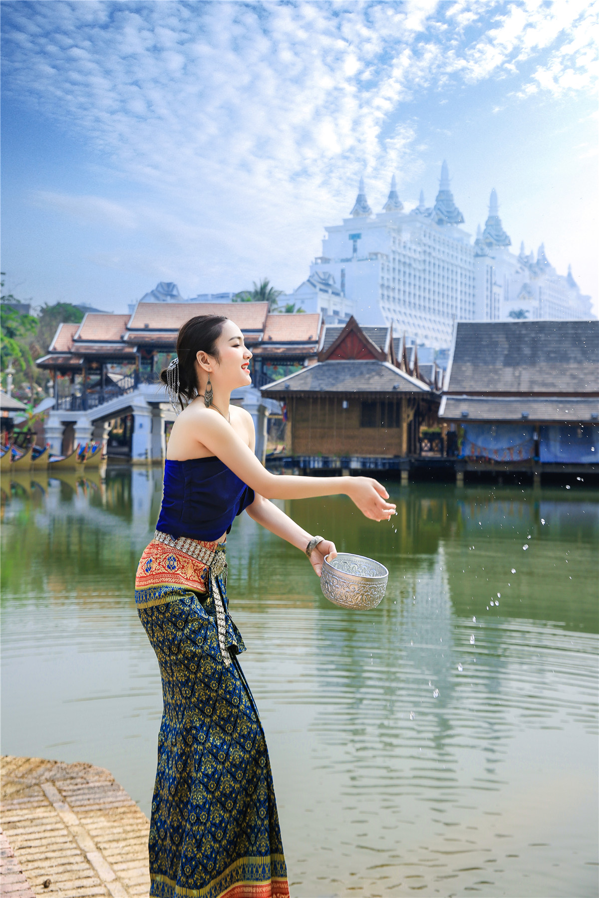 西双版纳告庄西双景旅拍摄影
