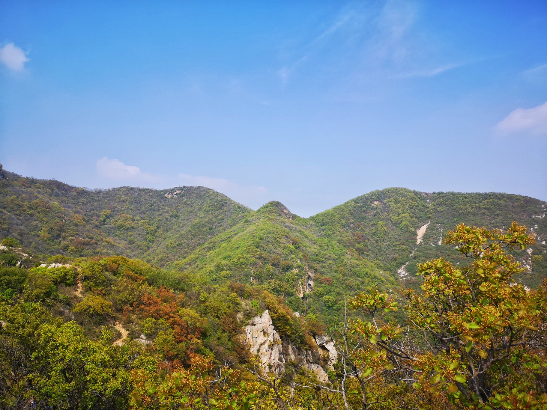 登嵩山七十二峰之万岁峰