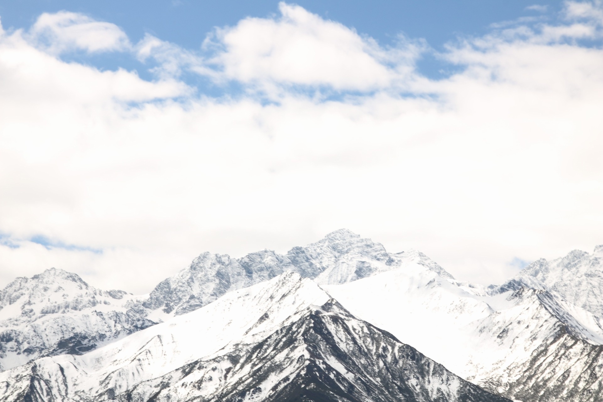 巴郎山大雪塘观景台