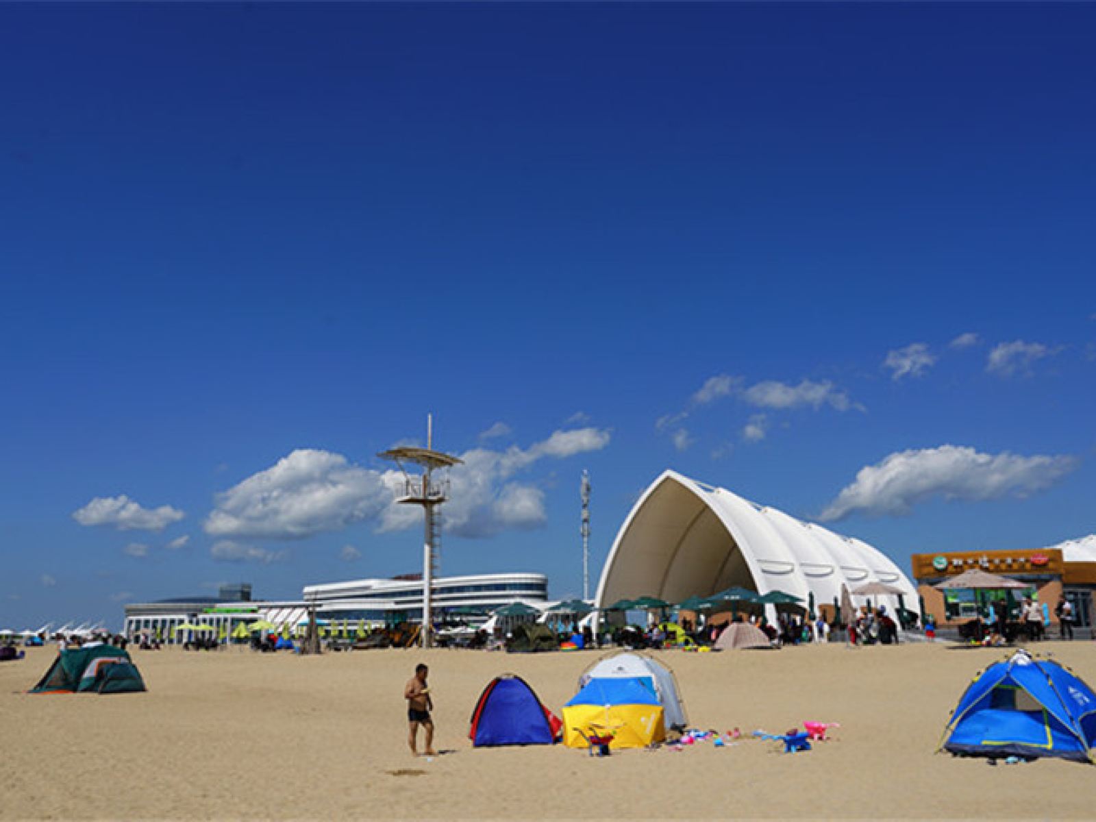 辽东湾金帛滩旅游区门票 海滩游玩 赶海拾贝