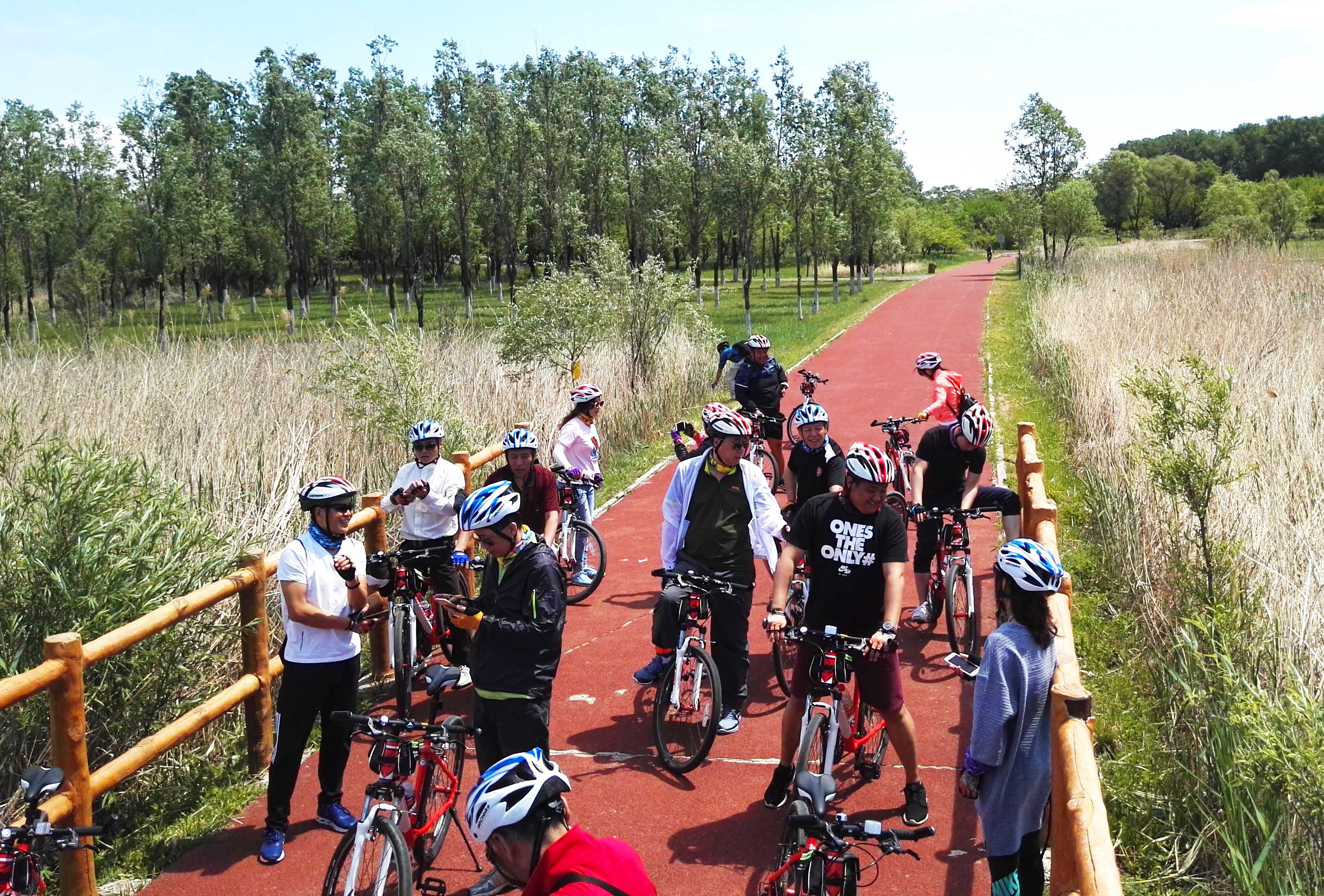 清凉怡夏妫河森林公园骑行皮划艇一日游(15km妫河森林