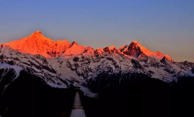 "不是身在那里,就是心在那里."梅里雪山