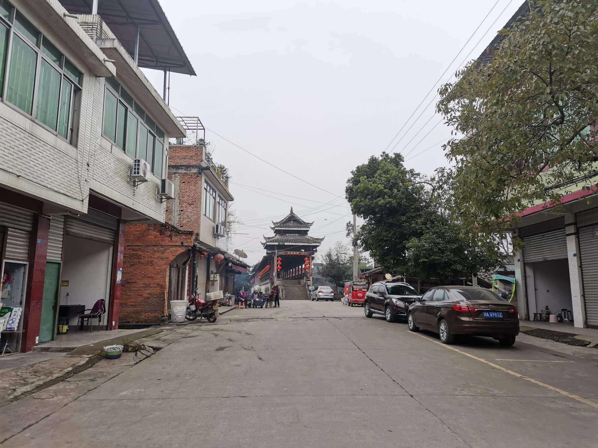 成都周边自驾游～大邑县新场古镇,2021年1月9日.