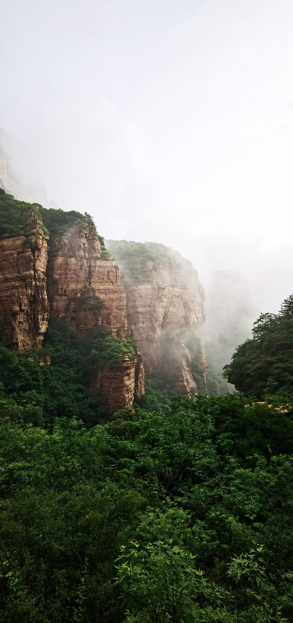 嶂石岩风景名胜区-冻凌背景区   