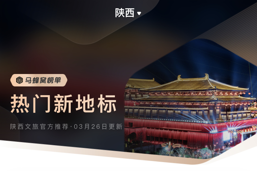 陕西文旅“热门新地标”发布，解锁陕西最新最热玩法！ 