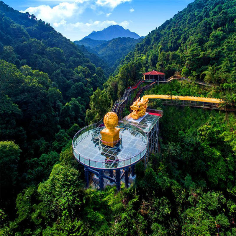 清远天子山瀑布门票电子码换票入园