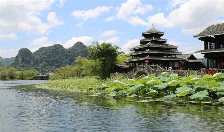 桂林阳朔世外桃源门票含游船田园风光民俗风情