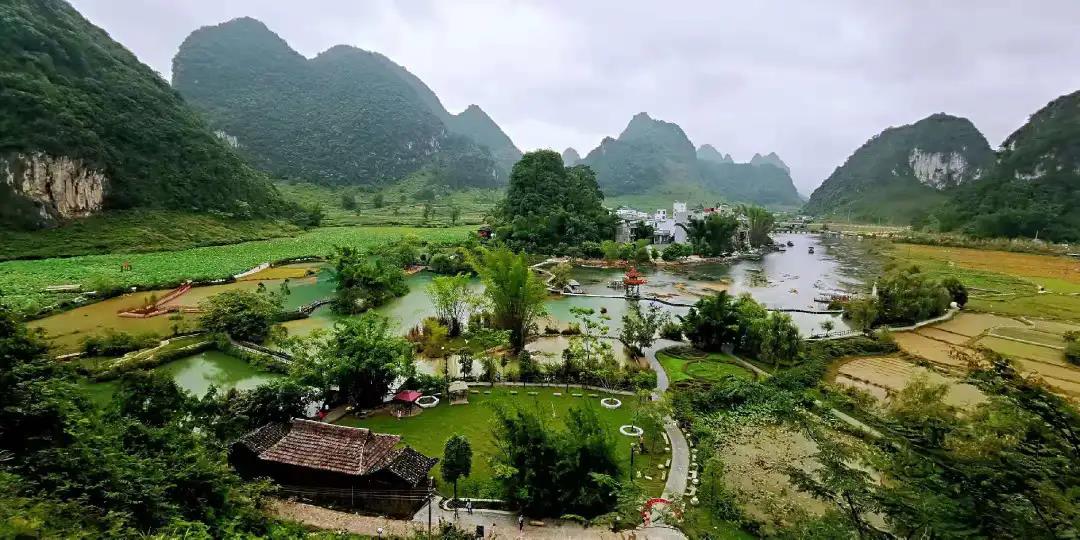 广州出发靖西4日游-德天瀑布-龙潭湿地公园-青秀山(电视剧《花千骨》