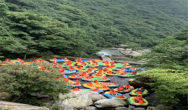 庐山三叠泉漂流 田园鄱湖湾欢乐一日游