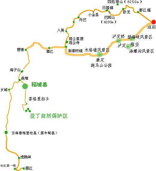 川西环线 成都-雅安-康定-新都桥-塔公-巴美-康定-丹巴甲居藏寨-四