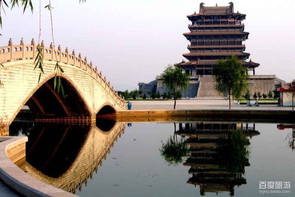 永济蒲州游玩攻略,永济蒲州古城复原图