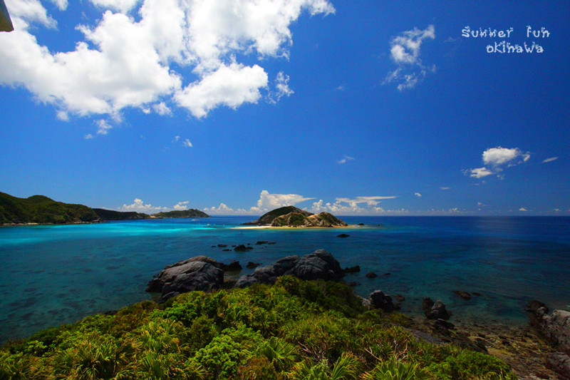庆良间诸岛风景优美,加之距离冲绳本岛很近,非常适合一日游.