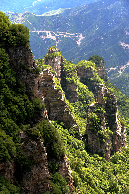 【河北白石山】挑战大理岩峰林玻璃栈道(图组53p)