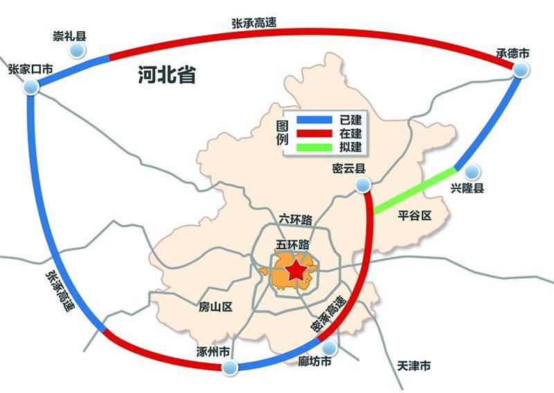 【北京大外環(huán)】北京大外環(huán)高速公路，北京七環(huán)最新規(guī)劃圖