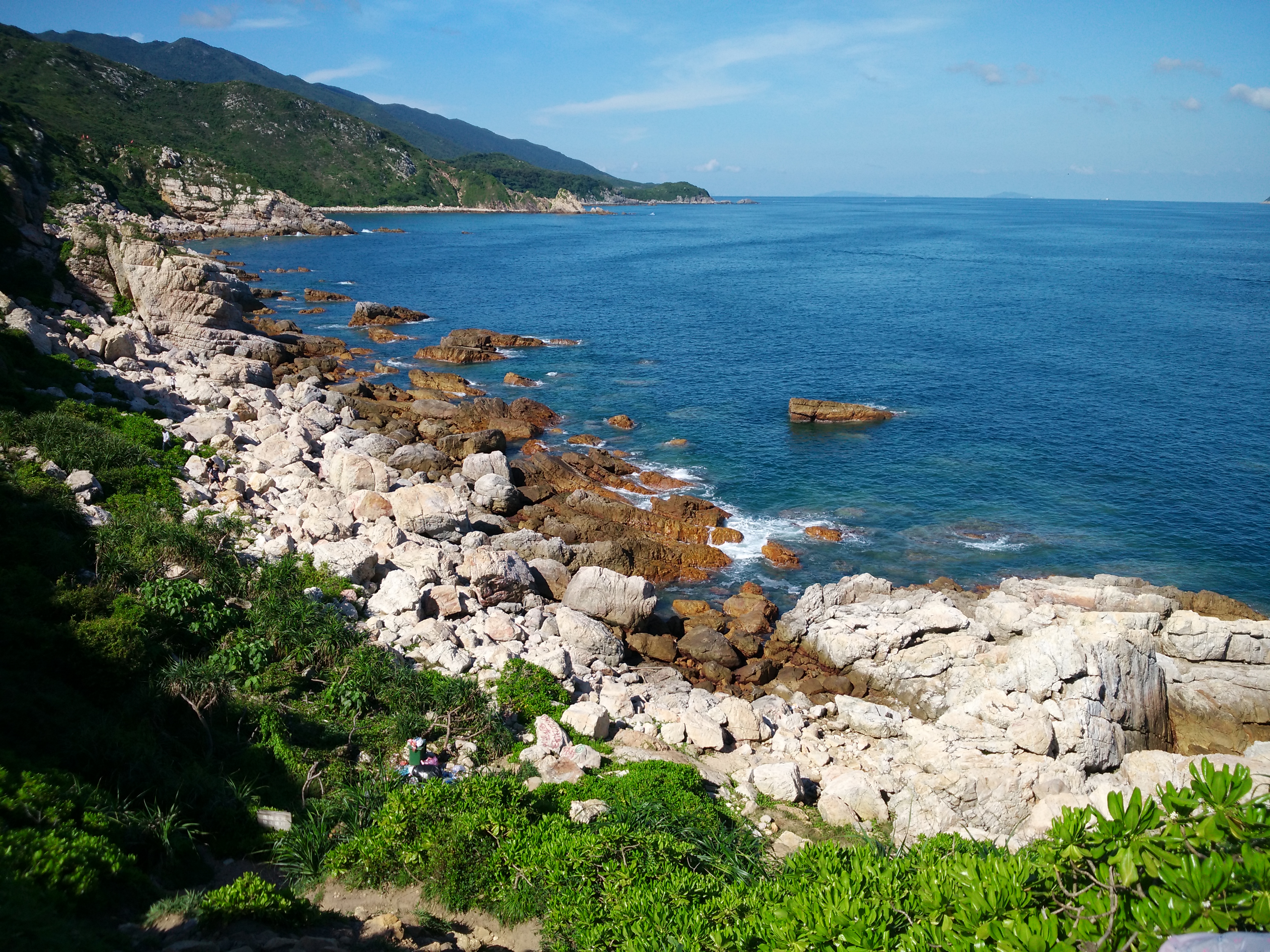 大鹏半岛东西冲海岸线